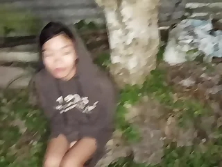 Feeding and shaving young vagrants Asian street bird do research finding her from dirty brig   she with the help my stepmother's eyeglasses